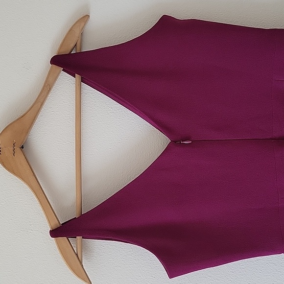 Dress The Population Anita Midi Dress Dark Magenta Size XL *ALTERED* - Picture 6 of 10